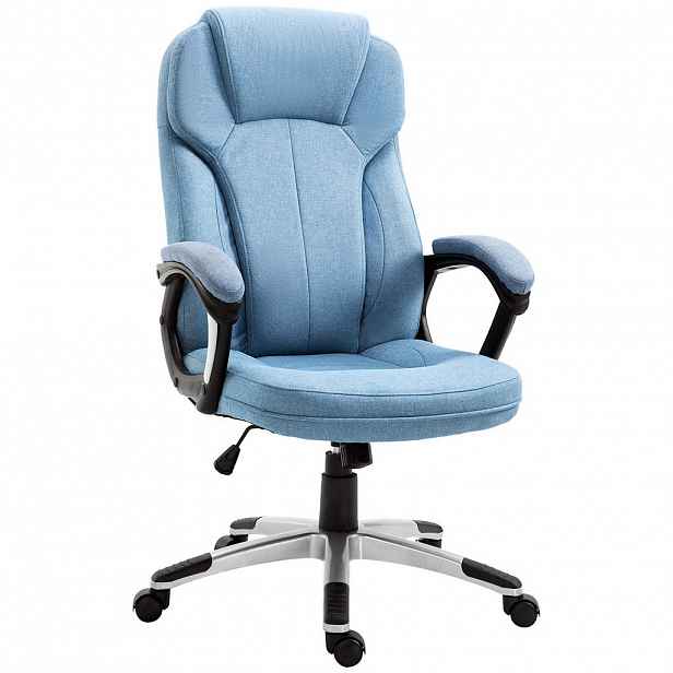 Vinsetto KANCELÁŘSKÁ ŽIDLE, ergonomická, světle modrá