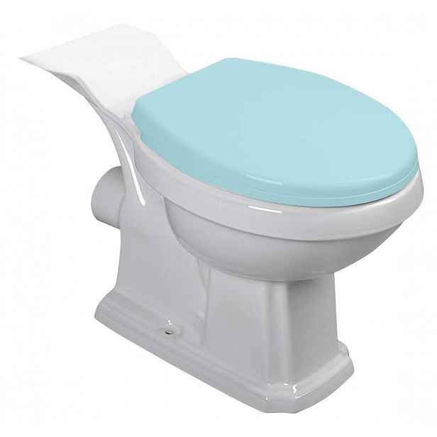 Aqualine Antik - WC kombi mísa, zadní odpad, bílá AK107-432