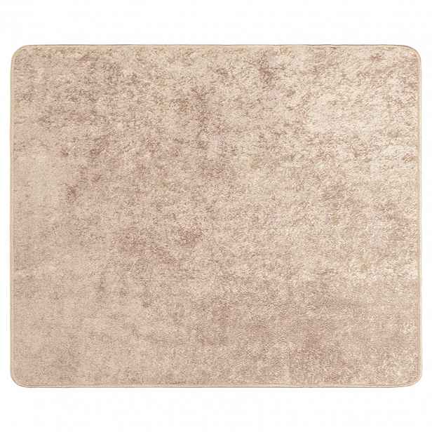 vidaXL Běhoun MARSA Béžová 80 x 100 cm Polyester a PVC