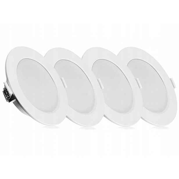 4x Lampa Zápustné svítidlo Panel Svítidlo Slim Led 6W Barva Studená 6500K