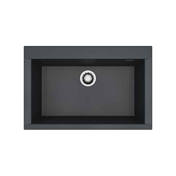 Alveus PURE-G 40 černý A90 + QC sifon_algranit
