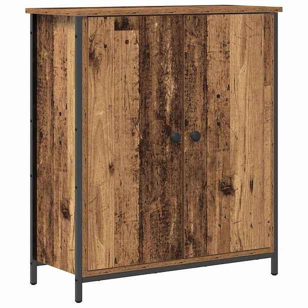vidaXL Servírovací skříň Staré dřevo 70 x 30 x 80 cm Kompozitní dřevo