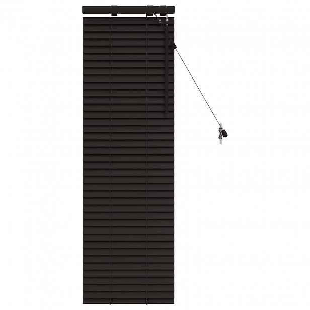 vidaXL Venet školní žaluzie Tmavě hnědá 50 x 130 cm 35 mm