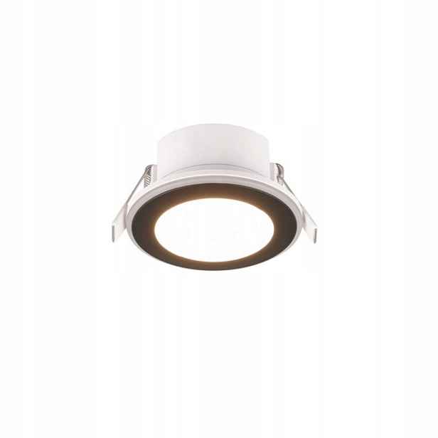 Zapuštěné očko kulaté černé Rgb s Led dálkovým ovládáním 3000K 8 cm Trio