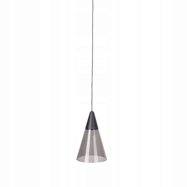 Maxlight Magnetická závěsná Led lampa 6W 3000K Černá Sklo/Hliník