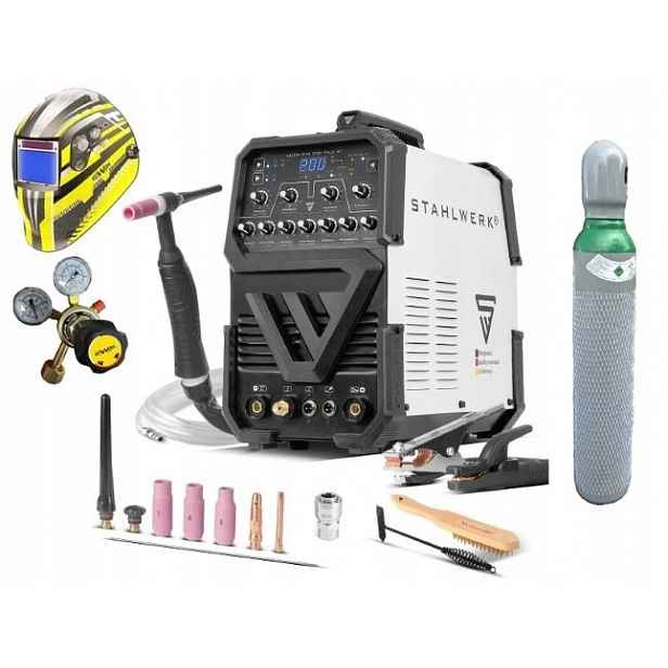 Invertorová Svařečka 2V1 Stahlwerk Tig Ac DC 200 Pulse St Mma Hf 2T/4T