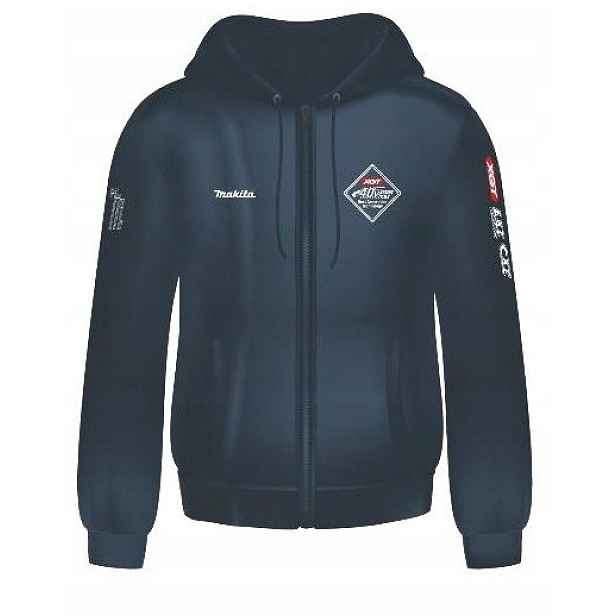 Mikina Na Zip S Kapucí S Logem Makita Xgt Velikost M