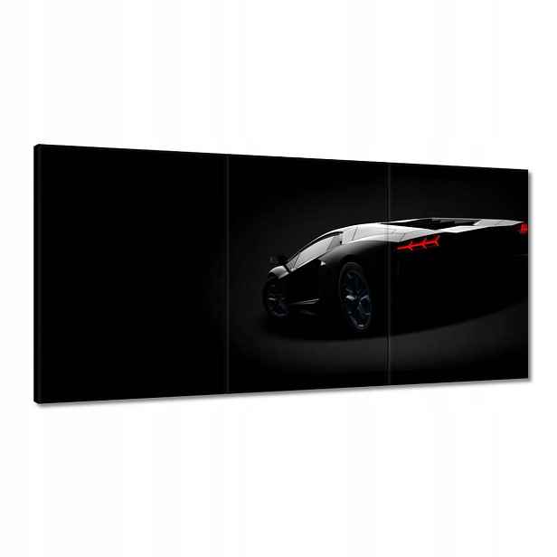 Obrazy 120x60 Černá fura Auto