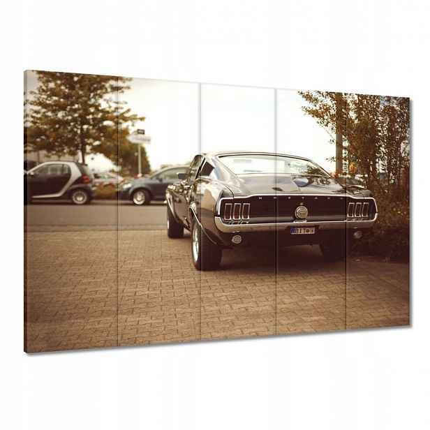 Obrázky 100x70 Ford Mustang Černobílé