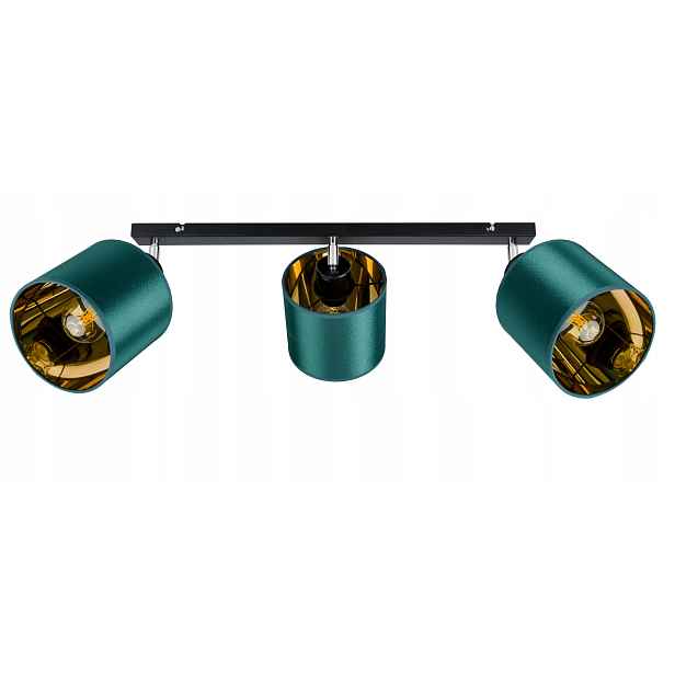 Lampa stropní svítidlo pohyblivý lustr sufiová Abażur zlatá