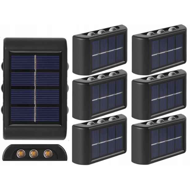 7x Led nástěnné svítidlo na fasádu senzor