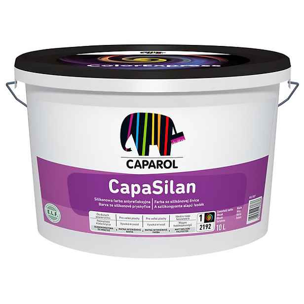 Malba silikonová Caparol CapaSilan 10 l bílá