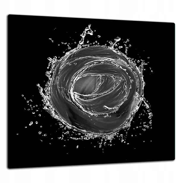 Skleněná Ochranná Deska Panel Lepidlo 65x60 Růže
