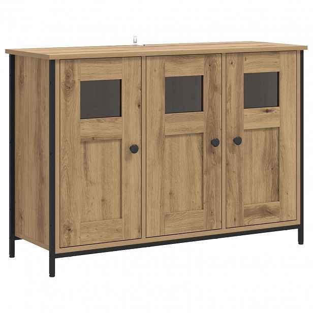 vidaXL Servírovací skříň Dub artisan 100 x 35 x 70 cm Kompozitní dřevo