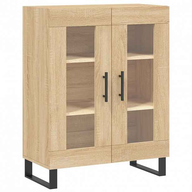 vidaXL Příborník dub sonoma 69,5 x 34 x 90 cm kompozitní dřevo