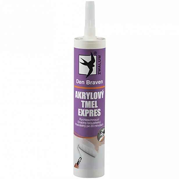 Akrylový tmel Den Braven expres 310 ml bílý