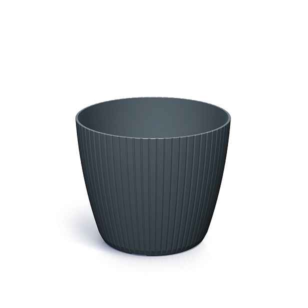 Prosperplast Květináč LAMIE antracit, varianta 11,9 cm