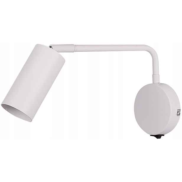 Nástěnná lampa Nástěnné Svítidlo Bílé s pohyblivým vypínačem