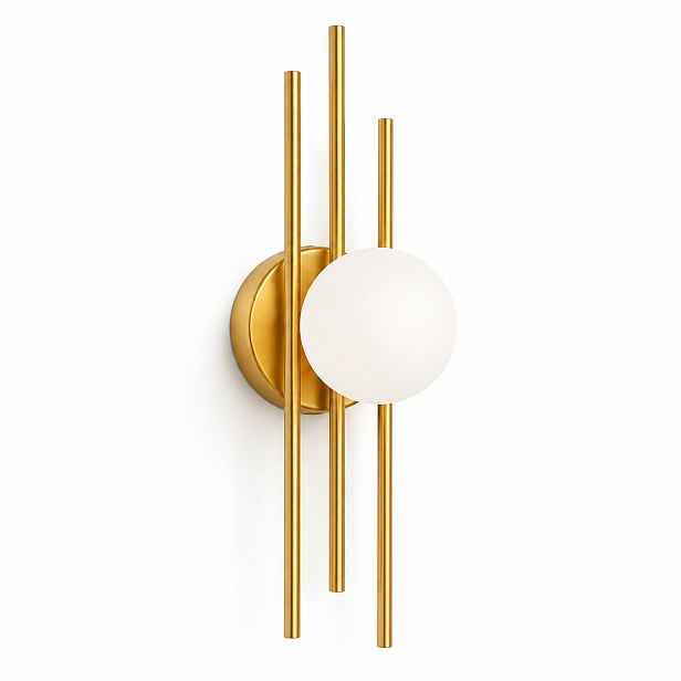 Sol nástěnné svítidlo 52 cm geometrické Led, moderní dekorativní, zlaté