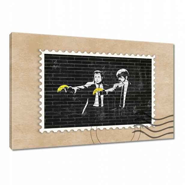 Obrazy 90x60 Banksy Banana Fiction