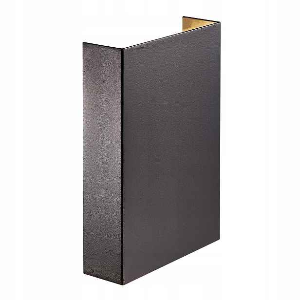 Nástěnné Led svítidlo Fold černé 10W IP54 Moderní Nordlux 21 cm