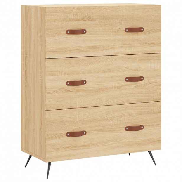 vidaXL Komoda dub sonoma 69,5 x 34 x 90 cm kompozitní dřevo