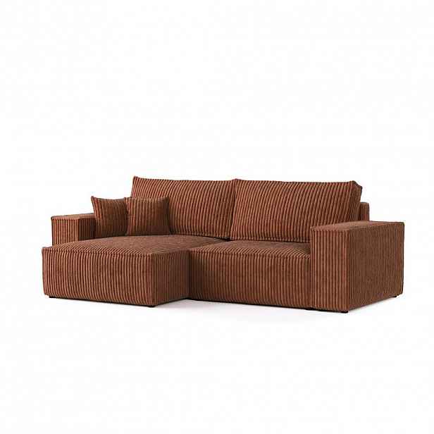 AltaBeds ROHOVÁ SEDAČKA CAVO, textil, Měděná