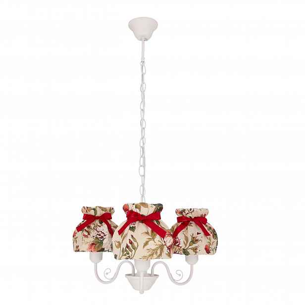 Lustr Candellux Rozano trojitý 3XE27 Stropní Svítidlo Květinové stínidlo