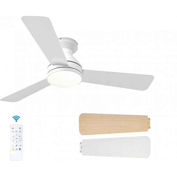 Passky Stropní ventilátor 132 cm s osvětlením a dálkovým ovládáním