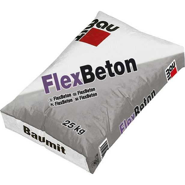 Potěr spádový Baumit FlexBeton vyztužený vlákny 25 kg