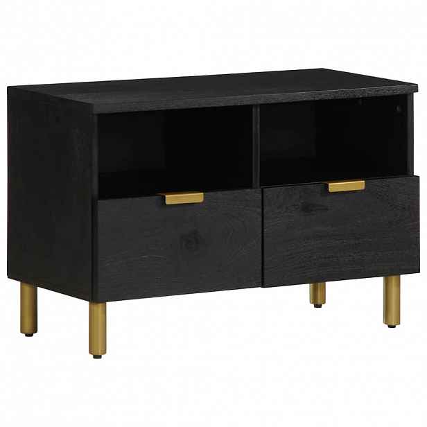 vidaXL TV skříňka černá 70 x 33 x 46 cm kompozitní dřevo