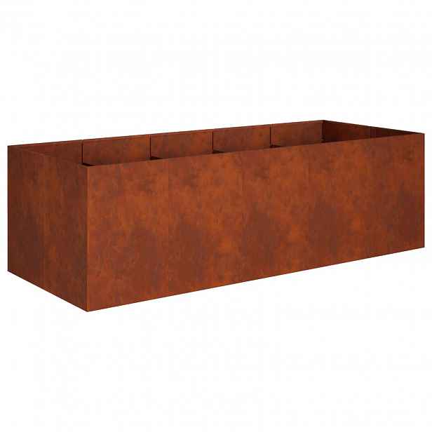 vidaXL Zahradní pěstebník Rezavá 200 x 80 x 60 cm