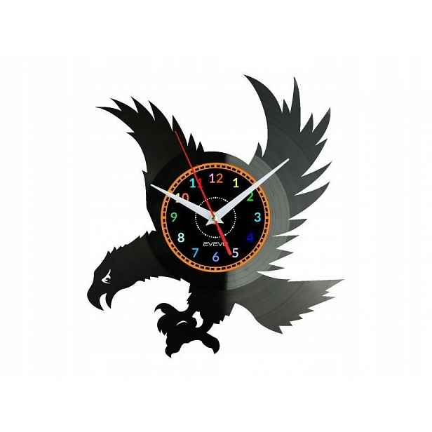 Eagle Dárek Originální dekorace do domu Hodiny z vinylové desky