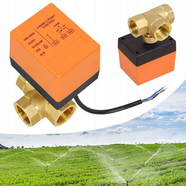 Elektroventil 3cestný kulový DN25 1'' 220V
