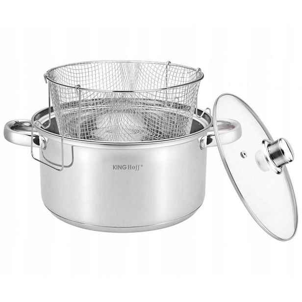 Hrnec S Fritovacím Košem Kinghoff KH-1630 5,5L