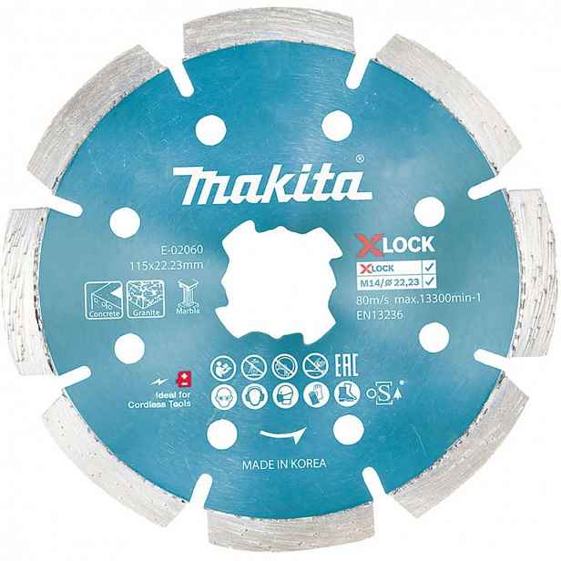 Makita - Diamantový řezný kotouč 115x22,23 mm E-02060