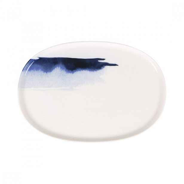 Oválný talíř, porcelán, 34 × 23,5 cm, "Marmara" – Bonna
