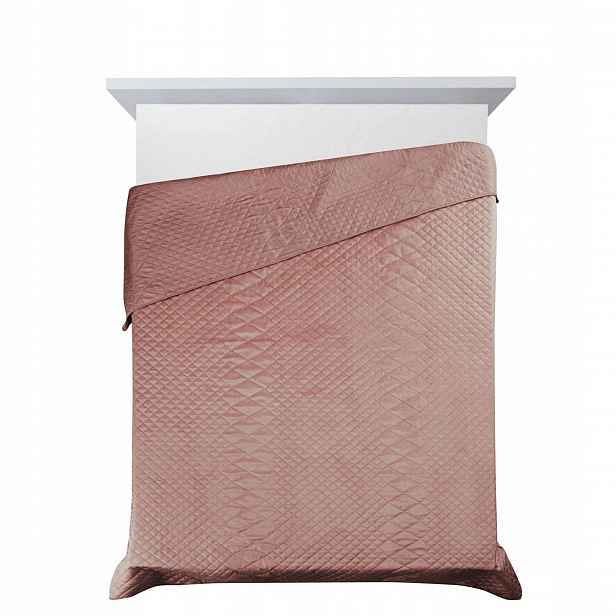Přehoz na postel Glam LUIZ/3 růžový 220x240 cm Pled