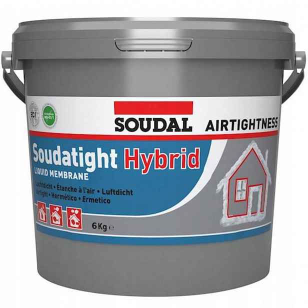 Soudal Soudatight Hybrid 6 Kg membrána plynová a vodotěsná okna fasáda