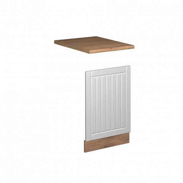Vicco PŘEDNÍ PANEL Fame-Line, Bílý venkovský dům/Zlatý mocný dub, 45 cm, PD Dub