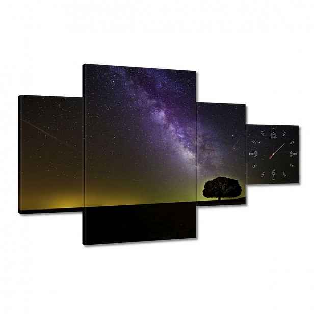 Hodiny 130x80 Hvězdná noc