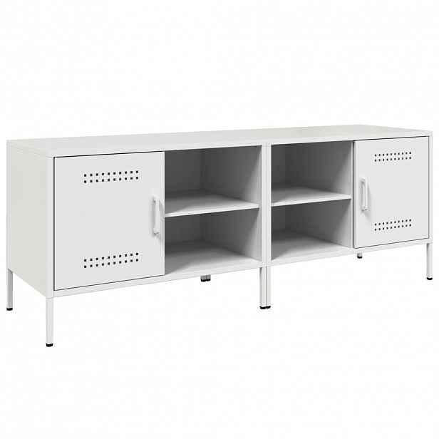 vidaXL TV skříňky 2 ks bílé 68 x 39 x 50,5 cm ocel