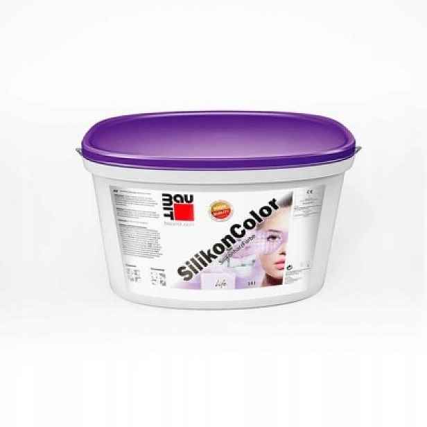 Barva Silikonová Fasádní Barva Baumit Silikoncolor Bílá Báza 0019 5L