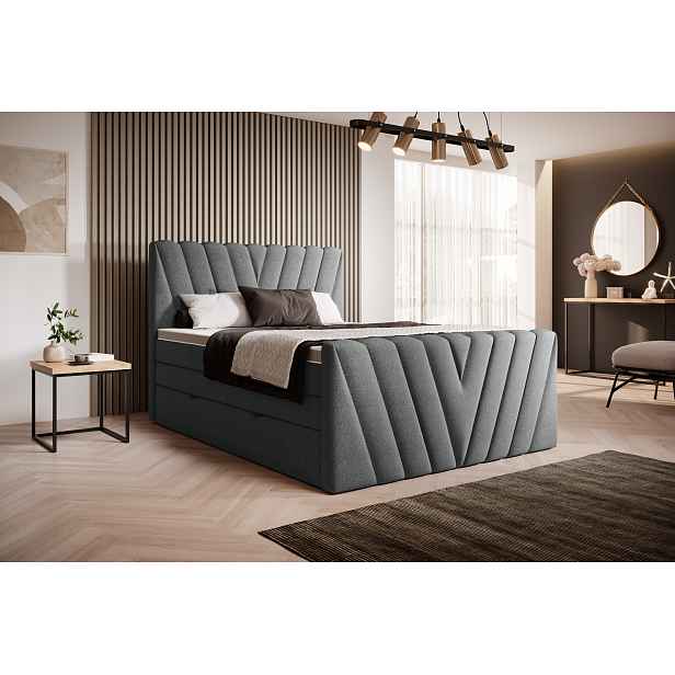 Boxspring Candice Rozměr: 140 x 200 cm, látka: Vero 5