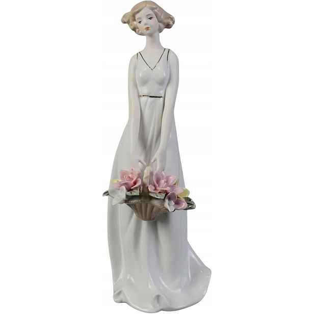 Dívka Figurka Pryskyřice Pult Ozdoba Socha Porcelán