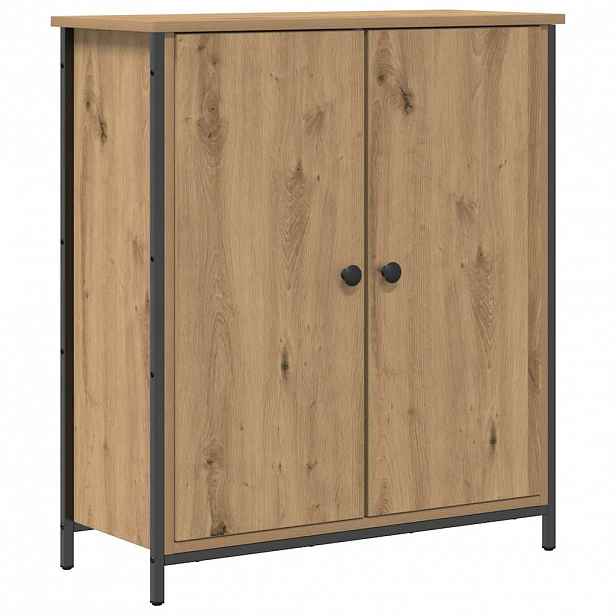 vidaXL Servírovací skříň Artisanový dub 70 x 30 x 80 cm