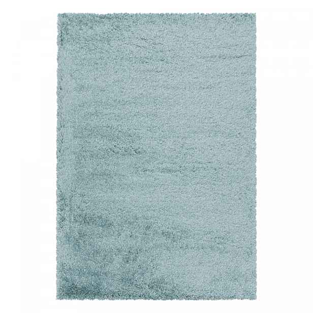 AKCE: 👣🛡️140x200 cm Kusový koberec Fluffy Shaggy 3500 blue + protiskluzová úprava, modrá, ložnice, Ayyildiz