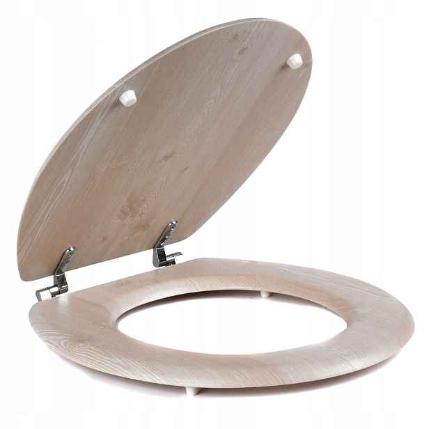 Beldray LA033710WOAK Hnědé Mdf sedátko na Wc