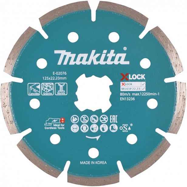 Makita - Diamantový řezný kotouč 125x22,23 mm E-02076