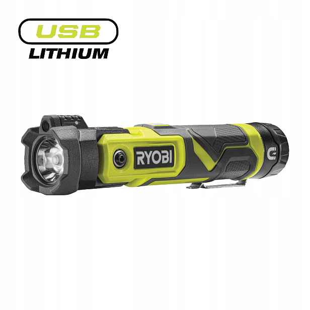 Ryobi RLP4-0 4V Akumulátorové otočné světlo Usb Lithium typ žárovky Led be